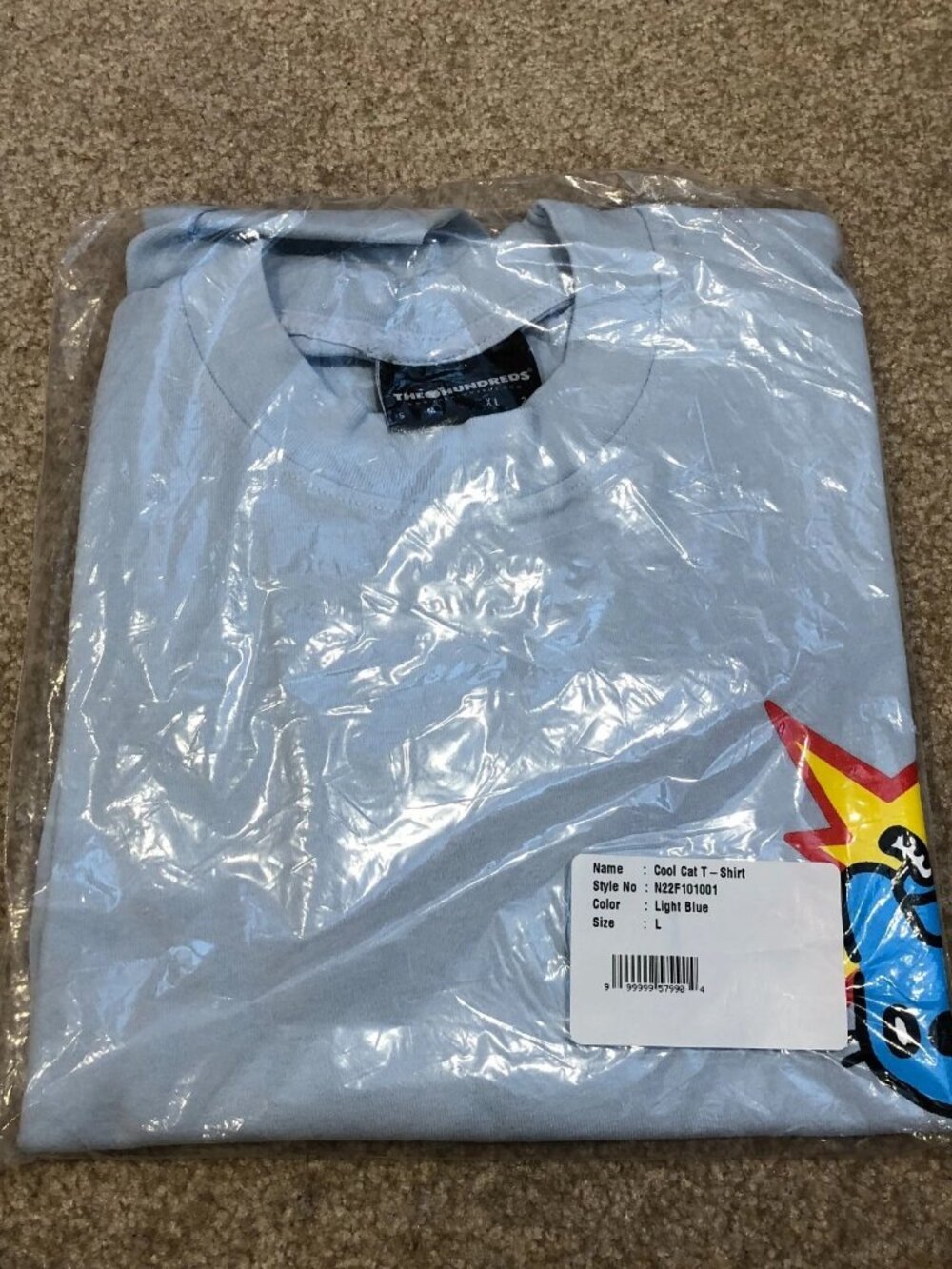 100% Authentic The Hundreds Cool Cats T-Shirt Size L Large Brand New Bomb Squad